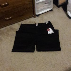 Black Capri Jeans Canyon River Blues